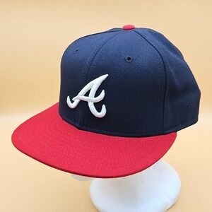 Vintage New Era 5950 Pro Model Diamond Collection Atlanta Braves Hat Size 7 1/4